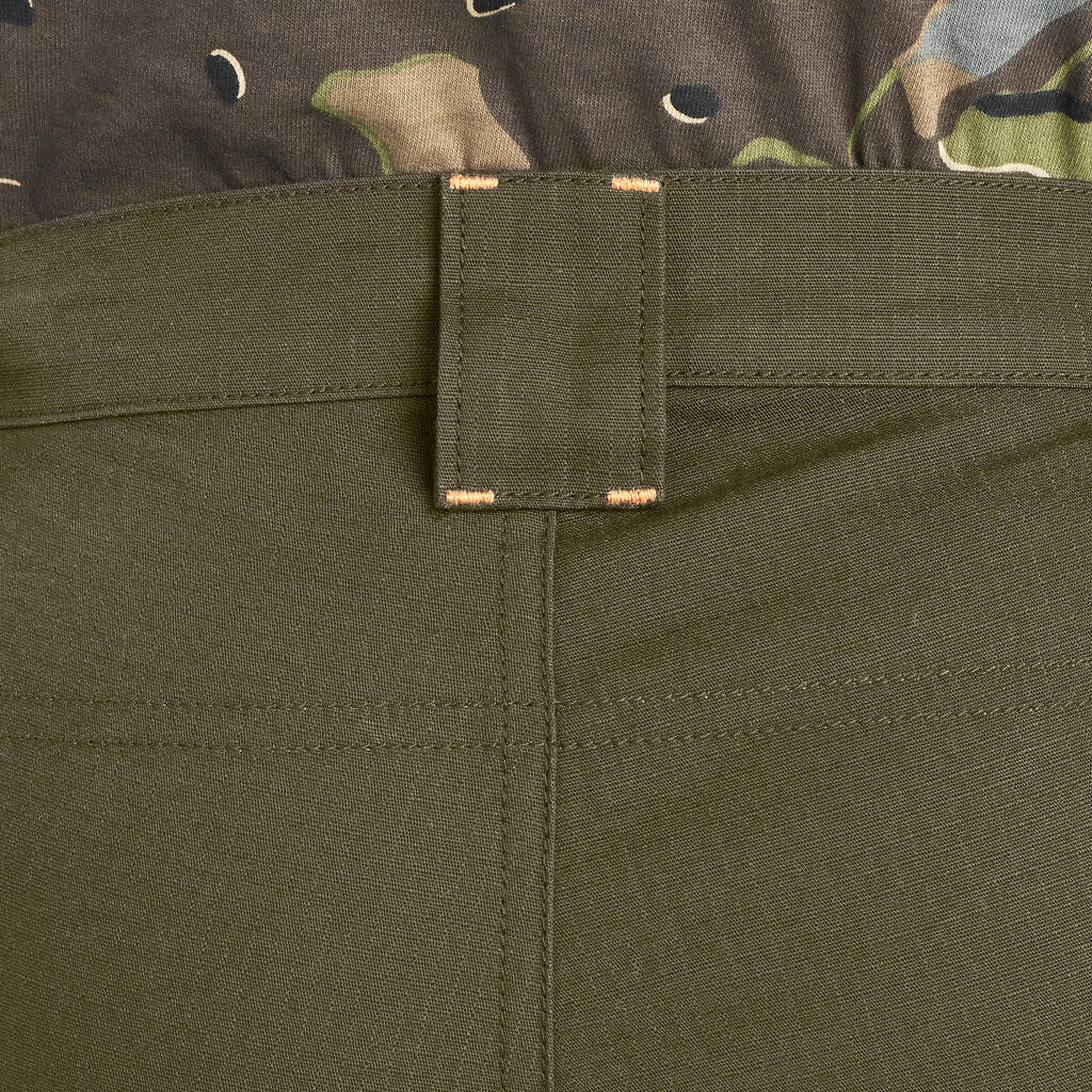 Junior hunting Bermuda shorts 500 green