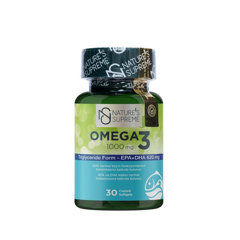 Nature's Supreme Omega 3 1000 Mg 30 Kapsül
