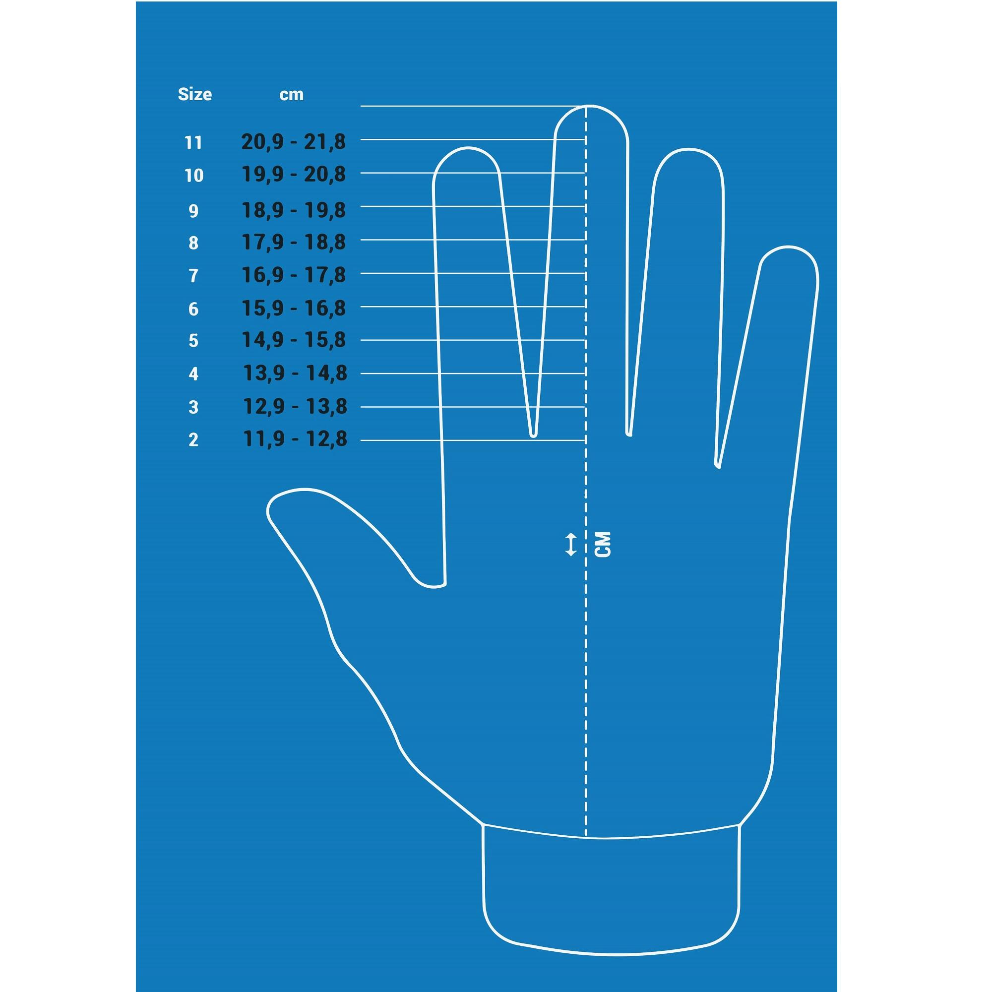 Guantes de Portero Kispta F100 RESIST Adulto Negro Gris 6/6