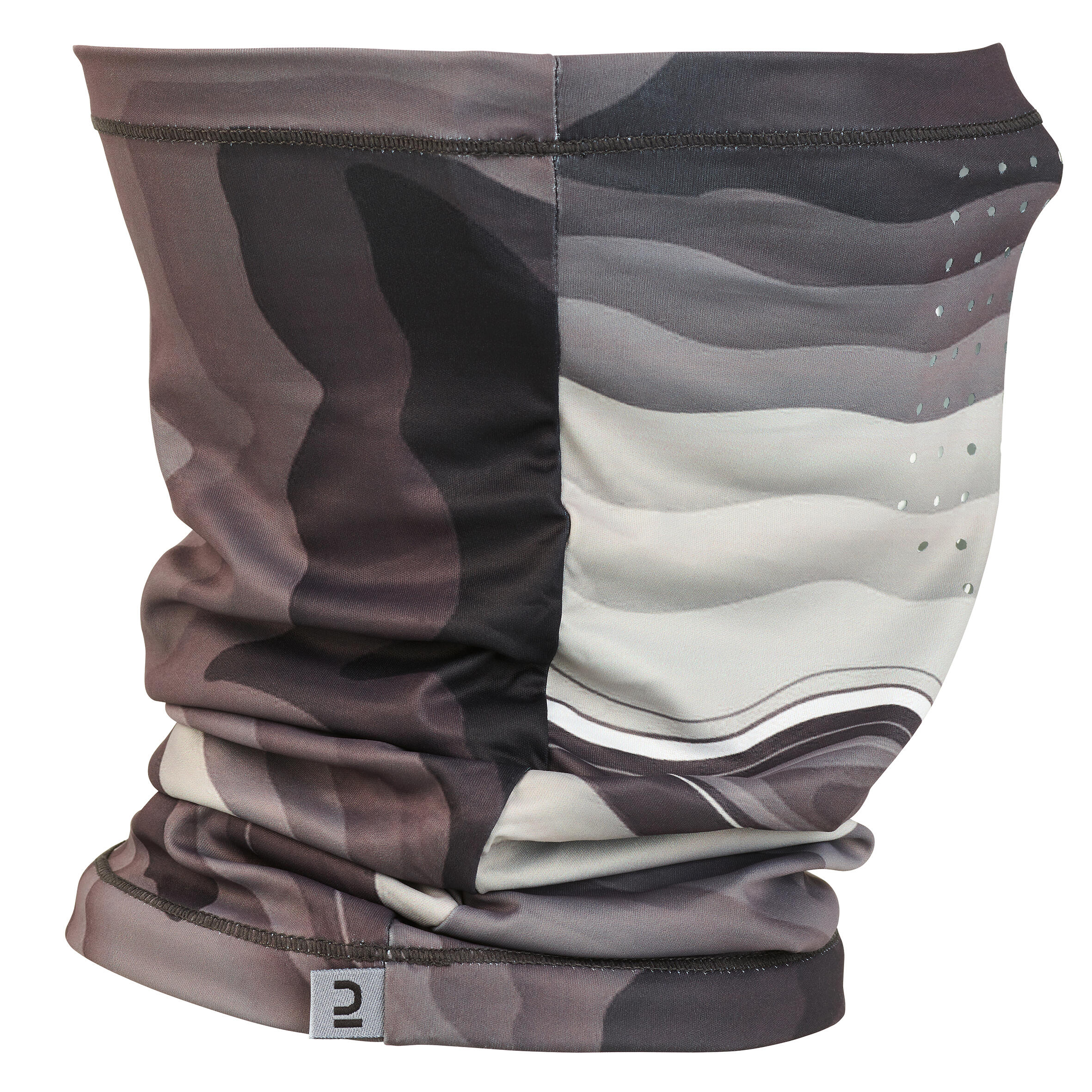 Fishing Neck Gaiter 500 ANTI-UV - Grey/Black 4/6
