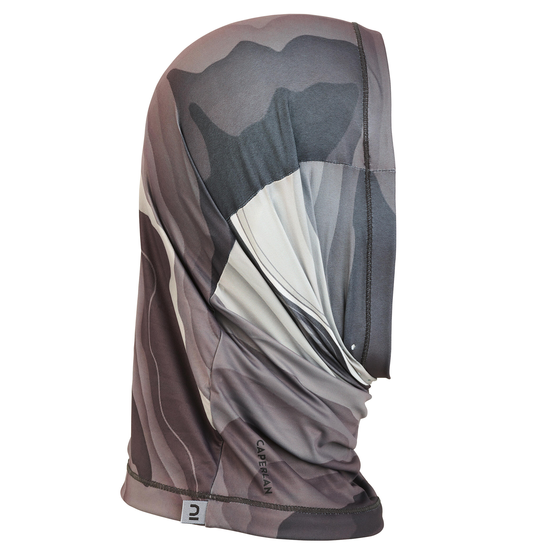Fishing Neck Gaiter 500 ANTI-UV - Grey/Black 2/6