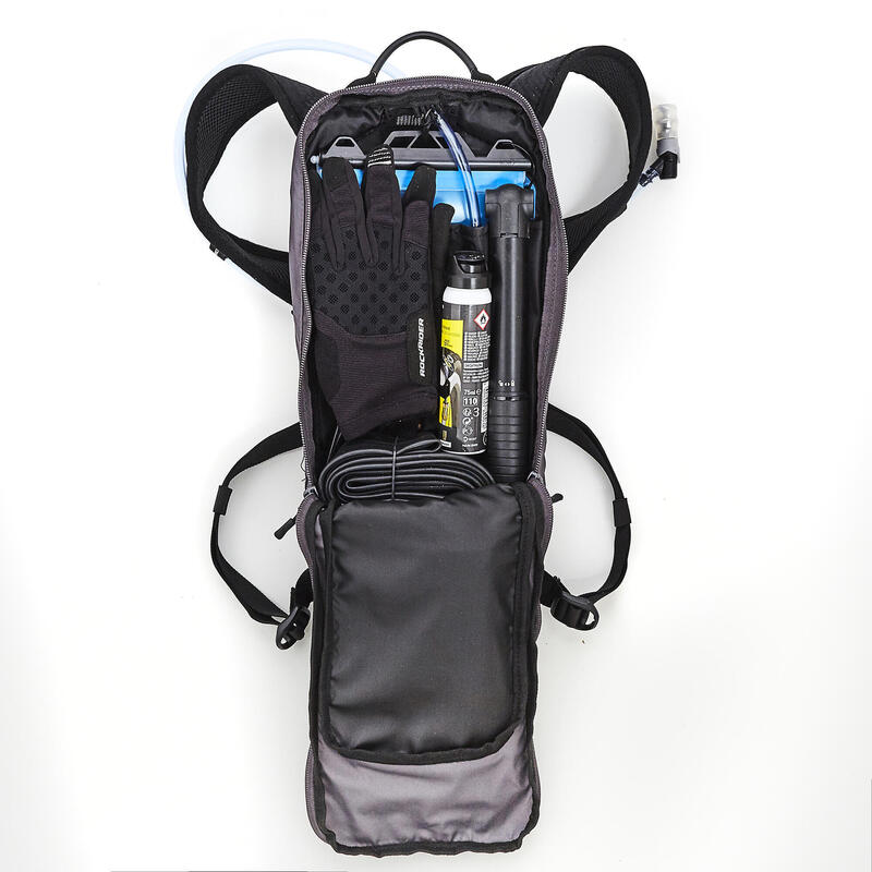 Víztartályos hátizsák MTB ST 500, 4l/1l, fekete