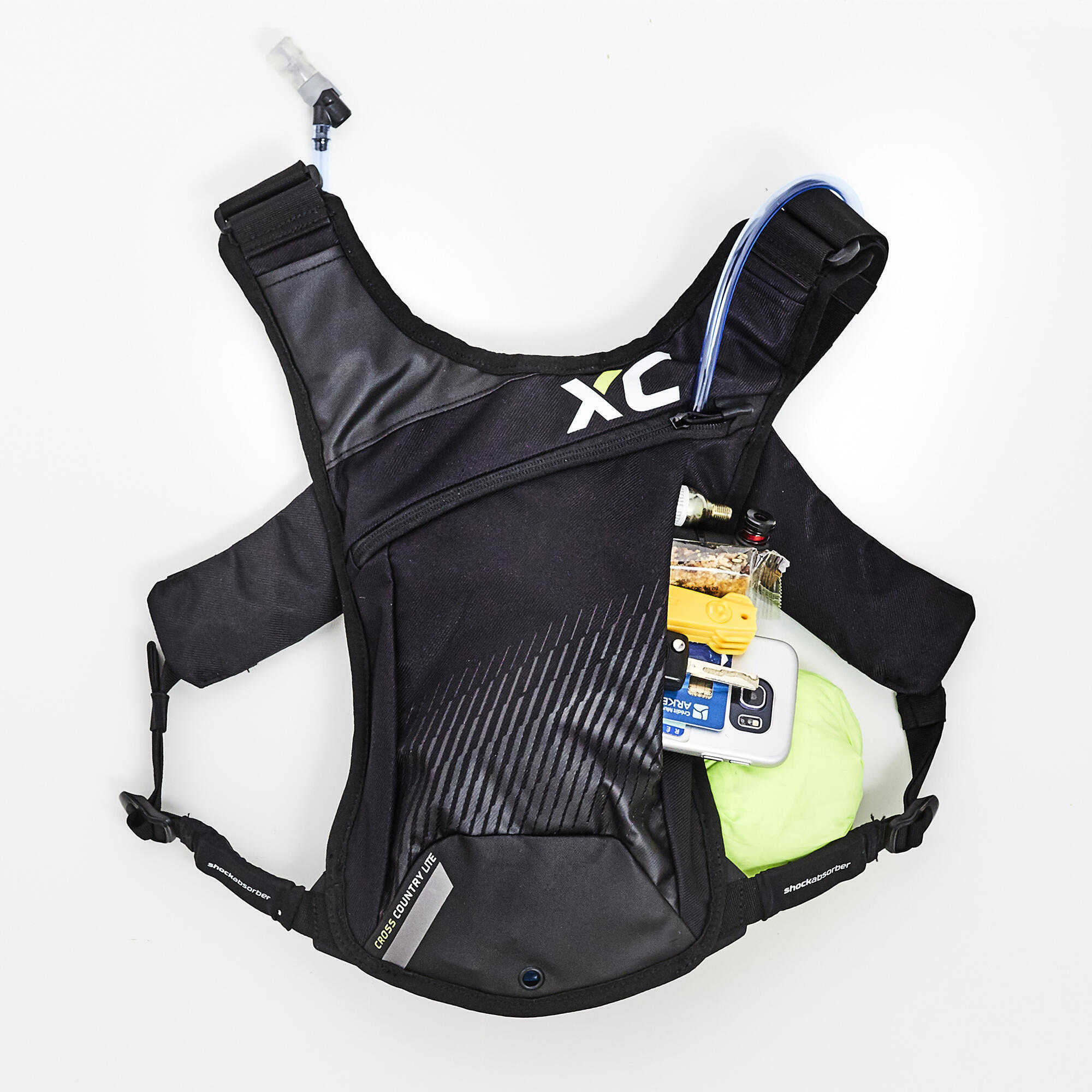 Zaino idrico MTB XC LIGHT 2,5L/2L nero ROCKRIDER | DECATHLON
