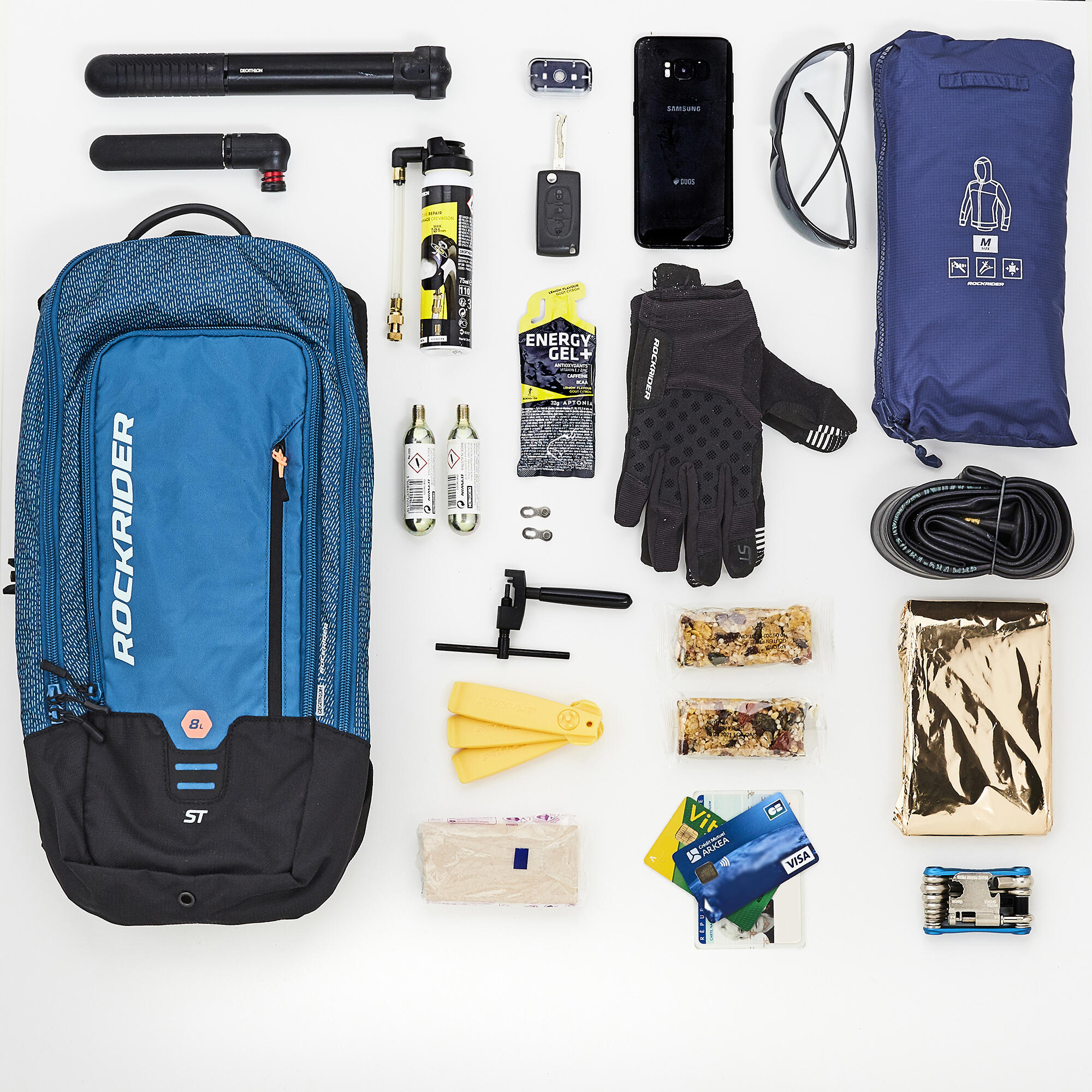 Mountain Bike 7L Hydration Backpack - Turquoise 3/26