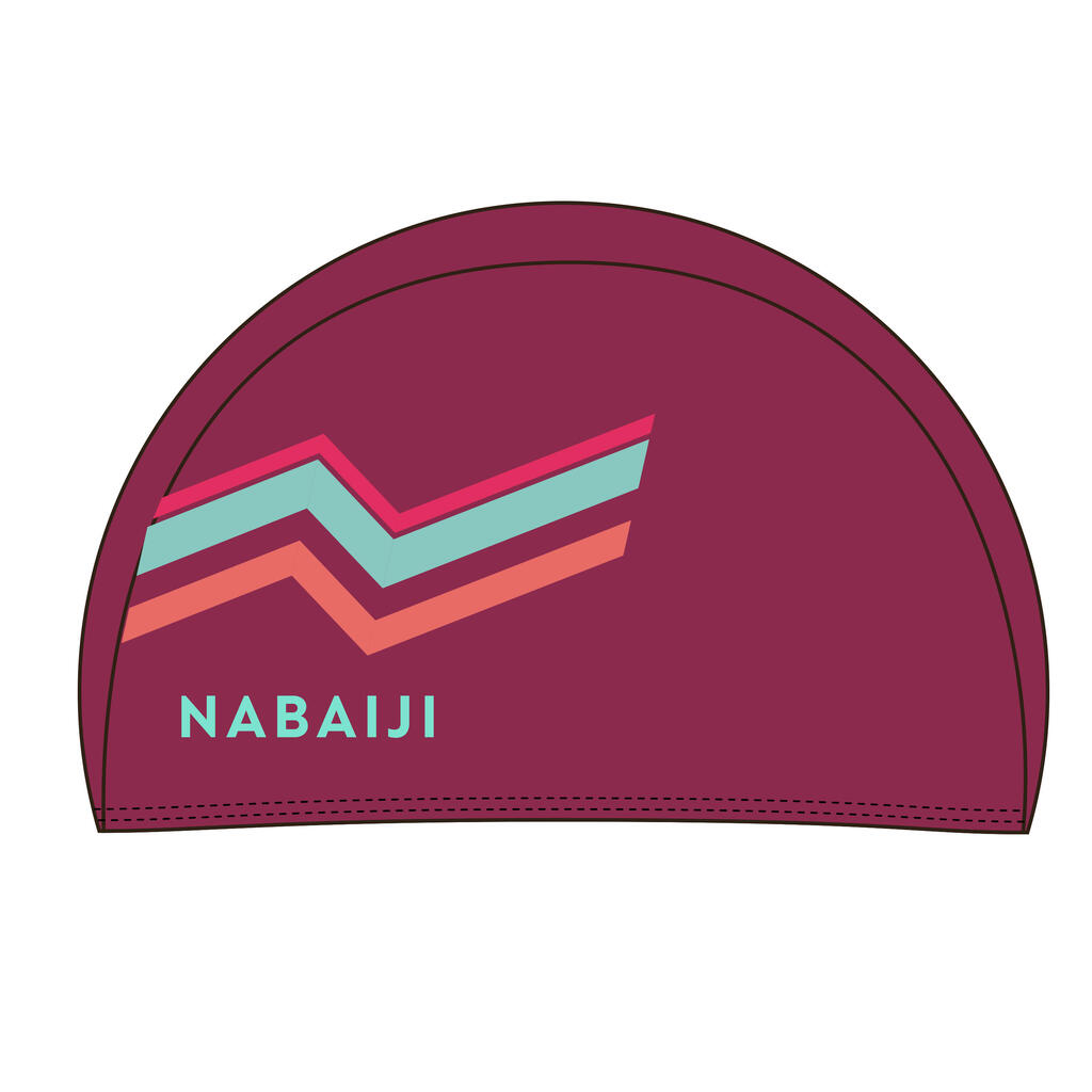 Gorro de natación de tela en talla S Nabaiji 100 fucsia oscuro
