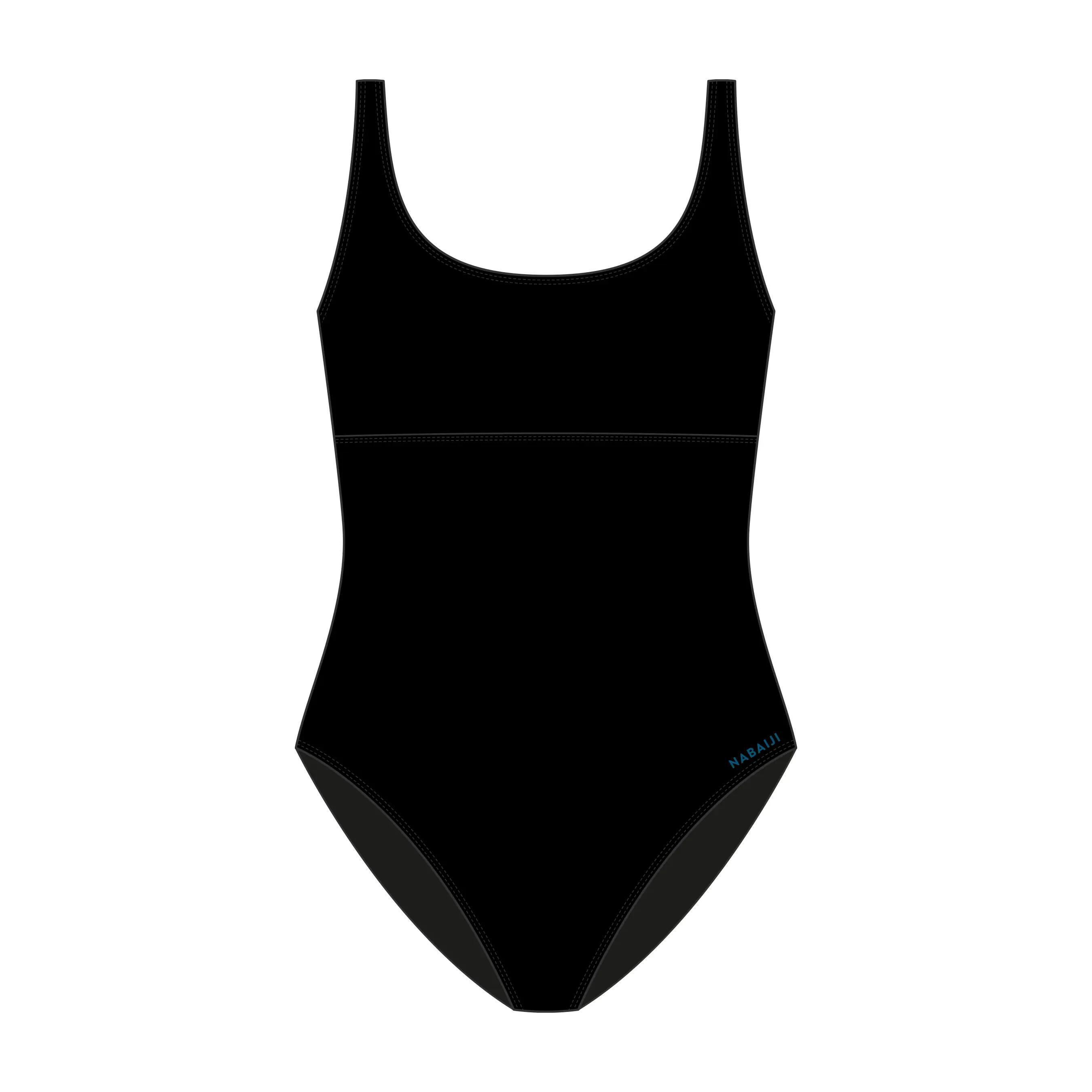 Badeanzug Damen - Heva U schwarz  5/10