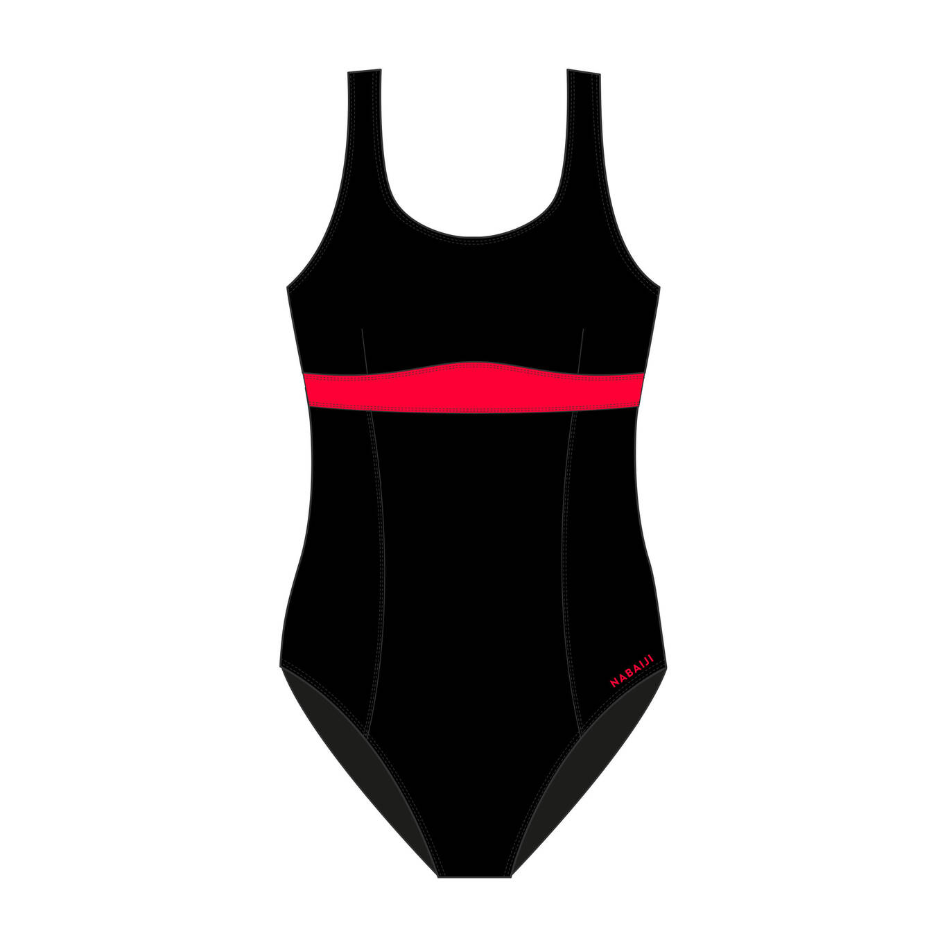 1-piece Maternity Swimsuit  Romane - Black Coral