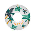 Kids' Inflatable pool ring 65 cm 6- 9 Years Transparent "Palm tree print"