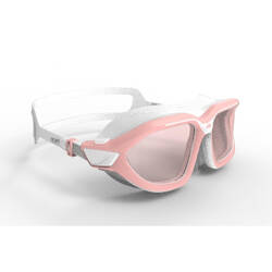 Masker renang - Renang - Active Ukuran S Lensa Berwarna - Pink/Putih