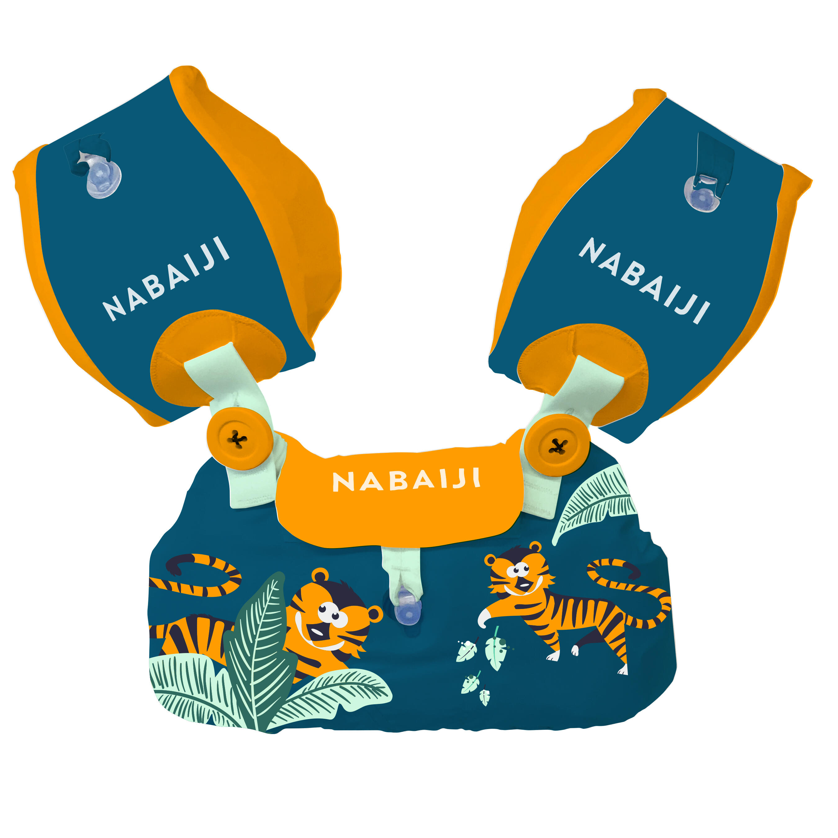 Kids' Swimming Adjustable Pool Armbands-Waistband – Tiswim Blue - NABAIJI