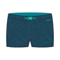 Boys swim suit - Boxers 100 Kiblet - Chin blue - with buckle