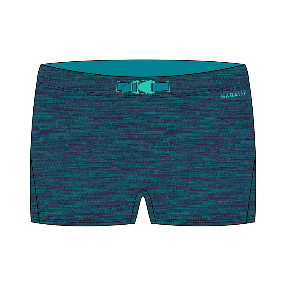 Maillot Garçon en Nylon Bleu Denim Achille
