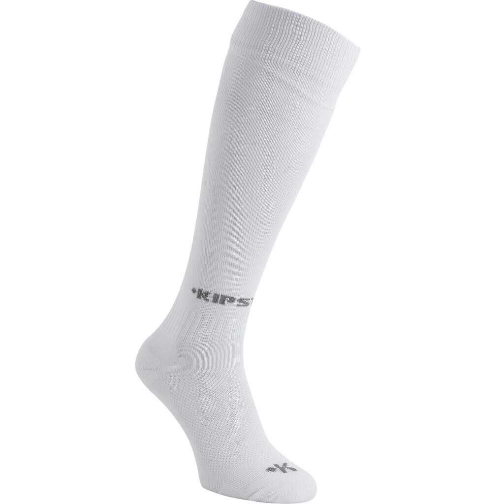 F 100 Adult Football Socks - Knee Length White