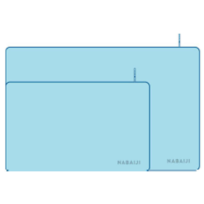 Swimming Microfibre Towel Size L 80 x 130 cm - Glacier Blue