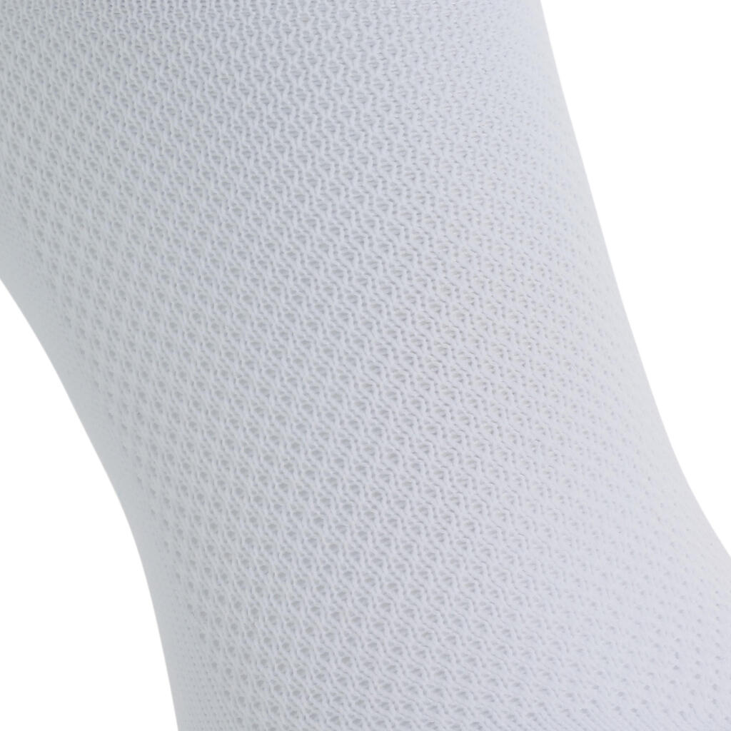 F 100 Adult Football Socks - Knee Length White