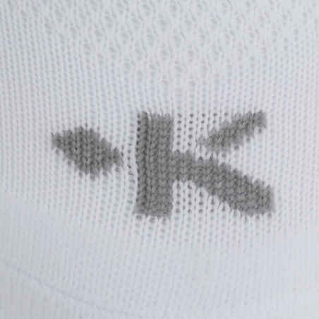Kipsta by Decathlon Logo-Print Ribbed Trim Unisex Knee-High Football Socks  - 1 Pair, White, 42-44: Buy Online at Best Price in Egypt - Souq is now