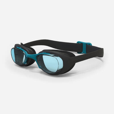 Occhialini nuoto adulto XBASE nero-azzurro