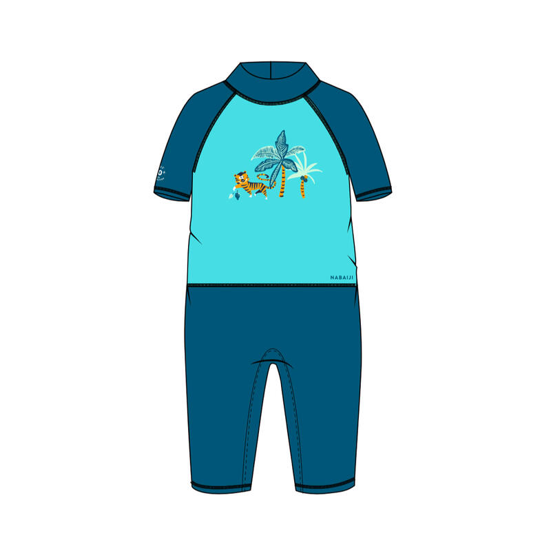 Muta nuoto anti-UV baby bambino azzurra