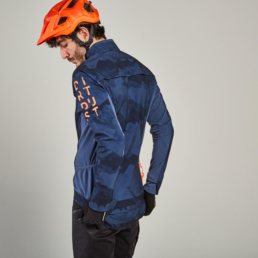 Radsport MTB Winterjacke – ST 500 blau 