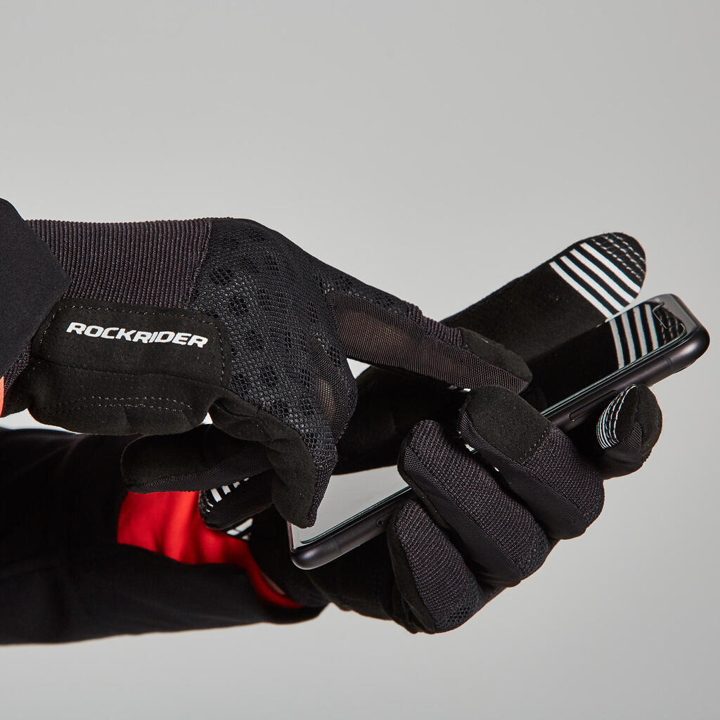 Mountain Biking Gloves ST 500 - Red