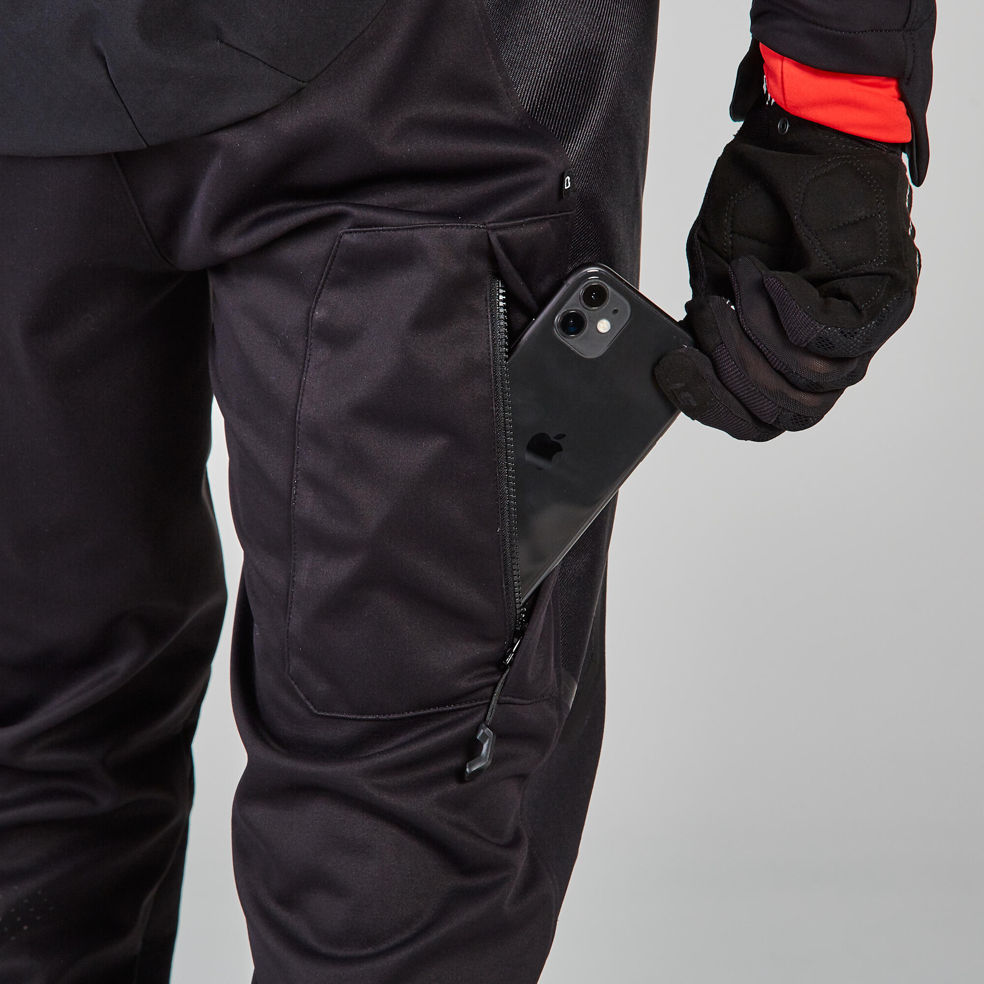 Pantalón ciclismo MTB hombre Rockrider ST 500 negro 15/15