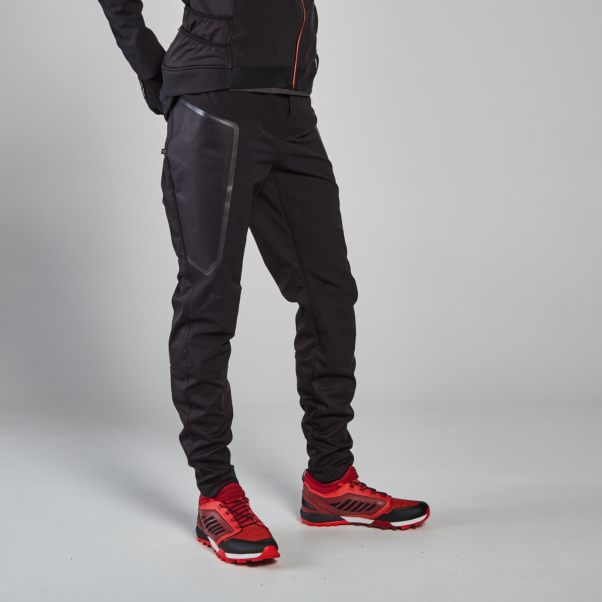 Pantalón ciclismo MTB hombre Rockrider ST 500 negro 12/15