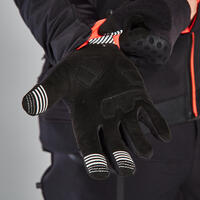 Crne biciklističke rukavice ST 500