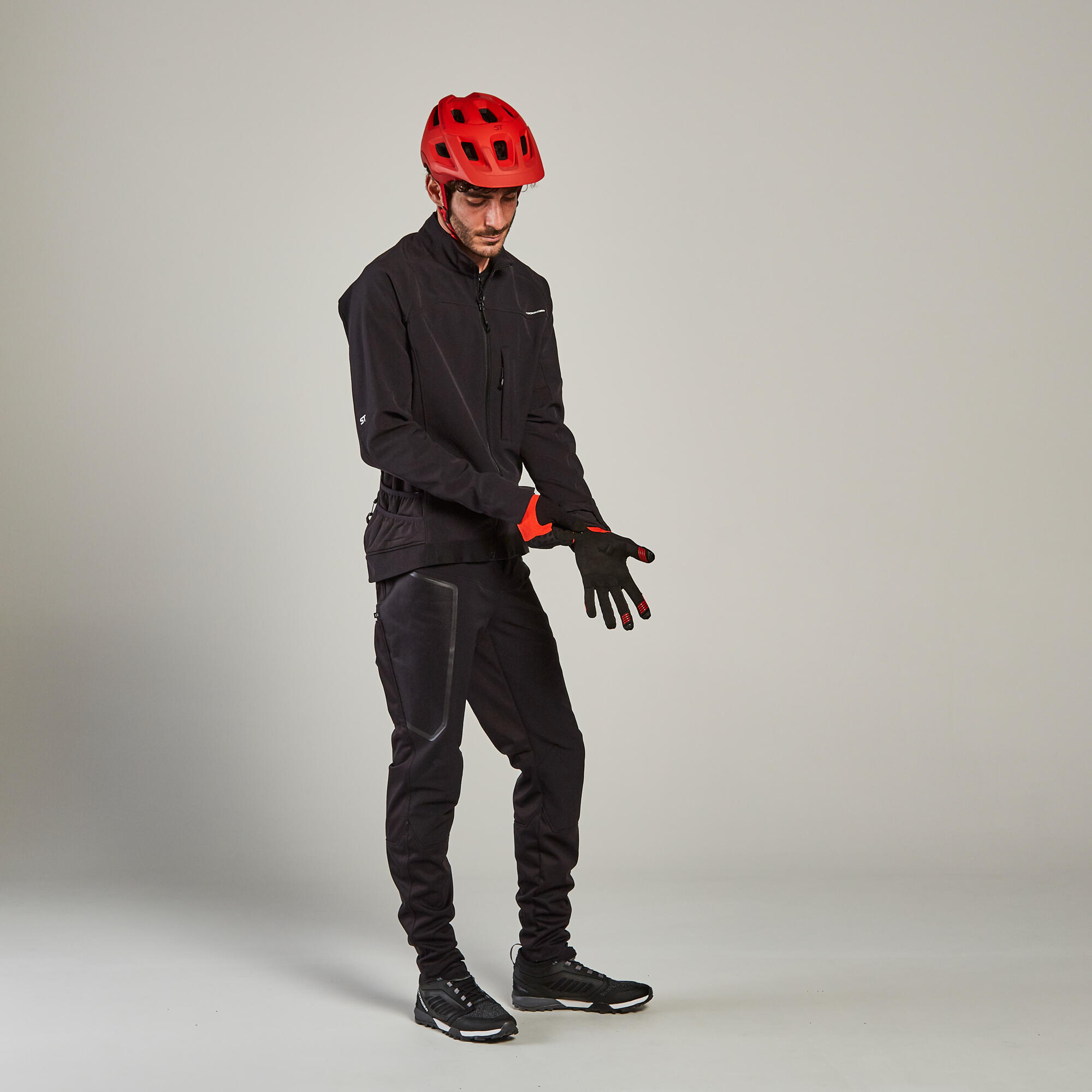 Pantalón ciclismo MTB hombre Rockrider ST 500 negro 11/15