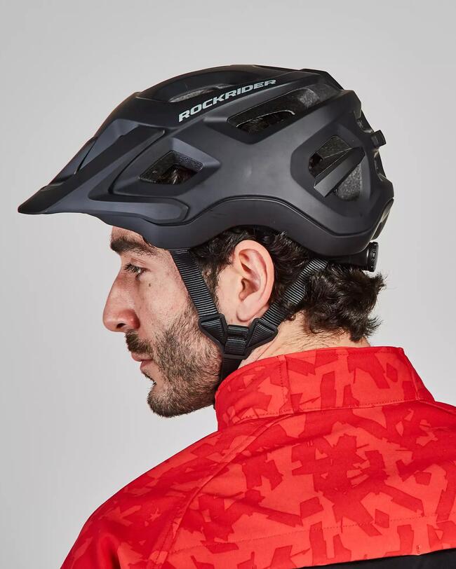 Capacete BTT Criança EXPL 500 Preto
