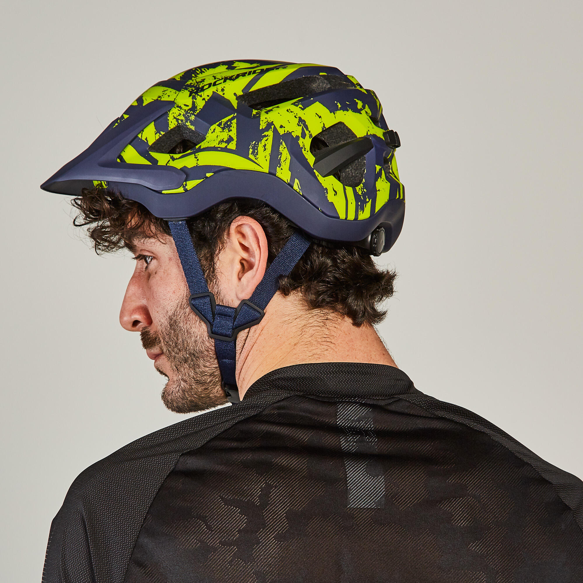 rockrider mountain bike helmet 500