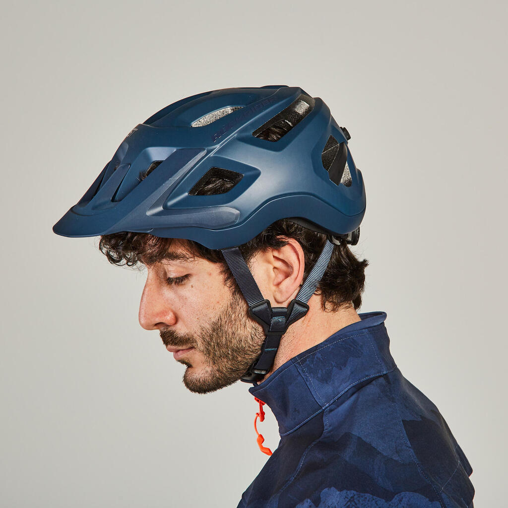 CASQUE VELO VTT EXPL 500 BLEU