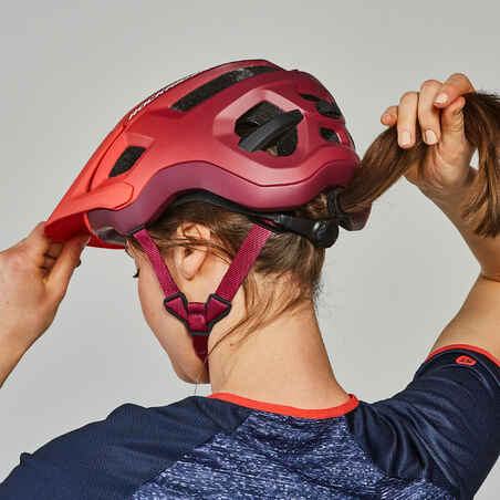 Mountain Biking Helmet EXPL 500 - Pink Ombre