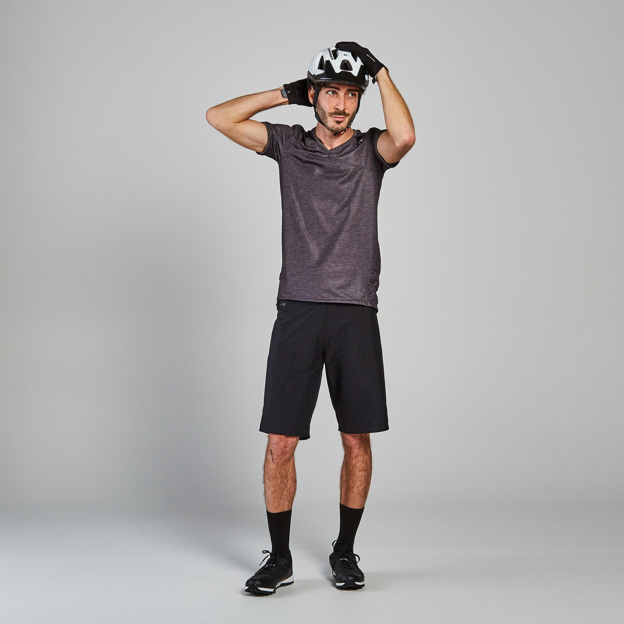 Padded Mountain-Biking Shorts - Black 2/10