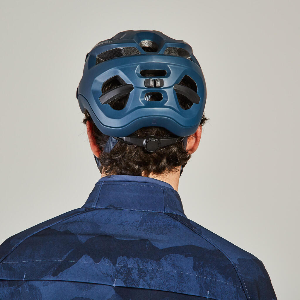 CASQUE VELO VTT EXPL 500 BLEU