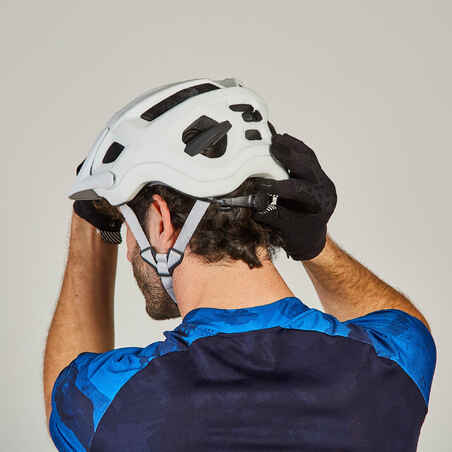 Mountain Biking Helmet - White