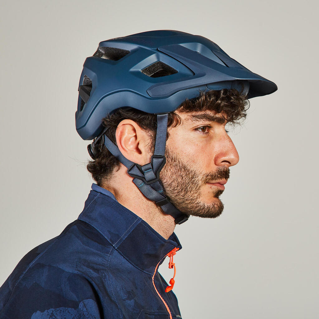 CASQUE VELO VTT EXPL 500 BLEU