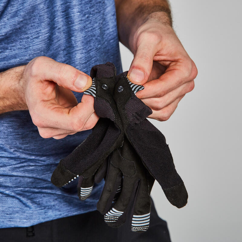 Mountain Bike Gloves ST 100 - Black