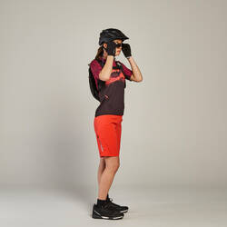Women's Mountain Bike Shorts EXP 700 - Nectarine