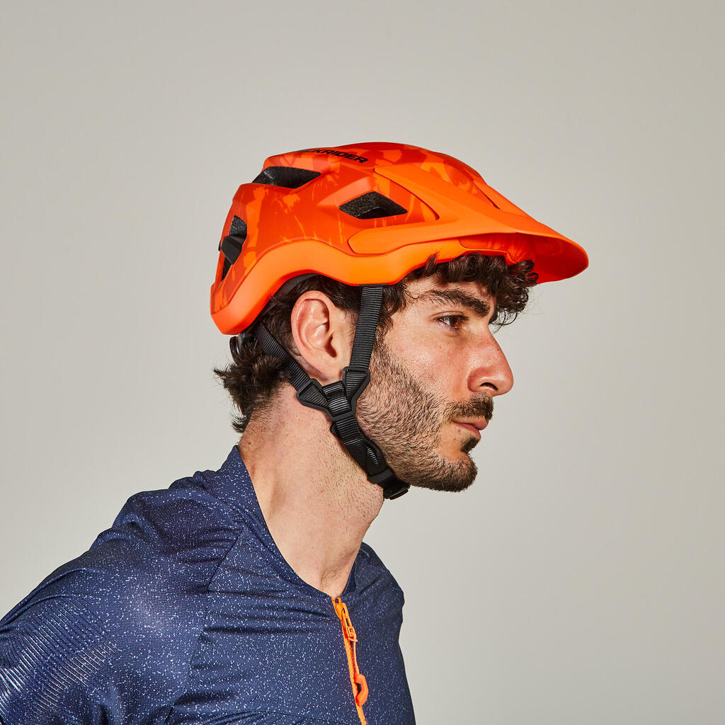 Mountain Biking Helmet EXPL 500 - Neon Orange