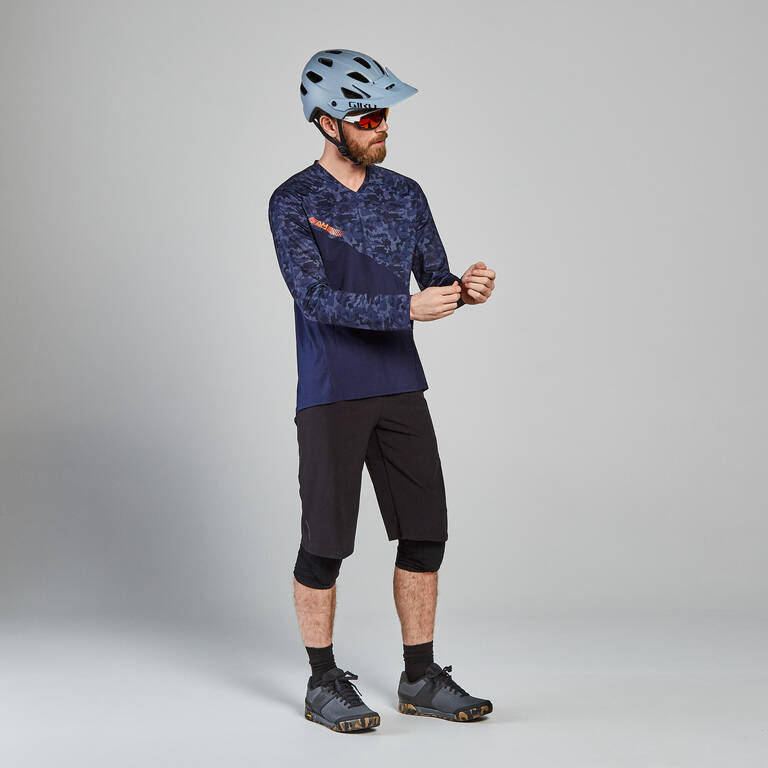 All-Mountain Long-Sleeved Jersey - Blue