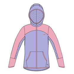 Kids' Zip-Up Hooded Sweatshirt - Purple