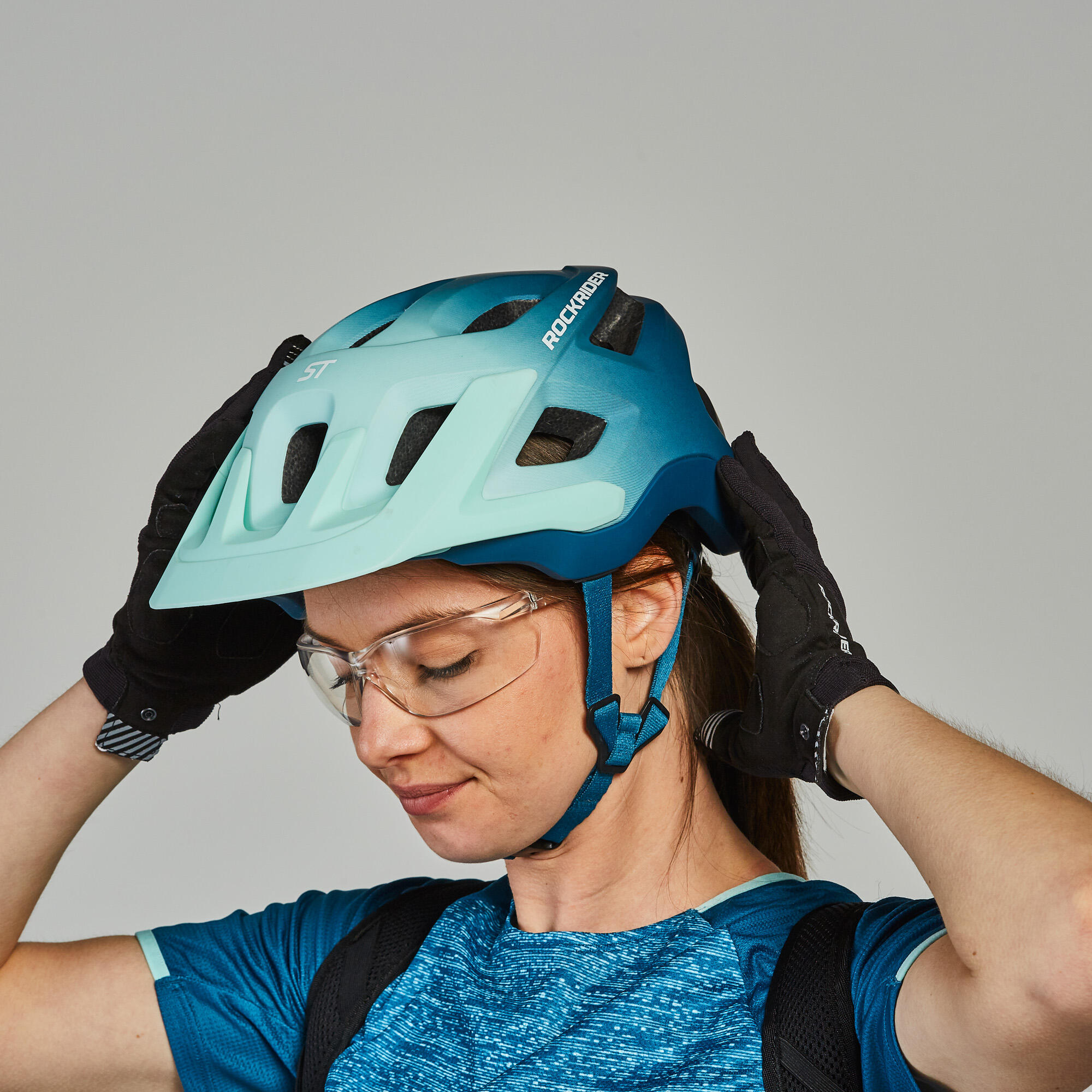 Mountain Bike Helmet EXPL 500 - Faded Blue 32/71