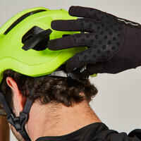 Casco bicicleta MTB adulto Rockrider ST 500  amarillo fluo