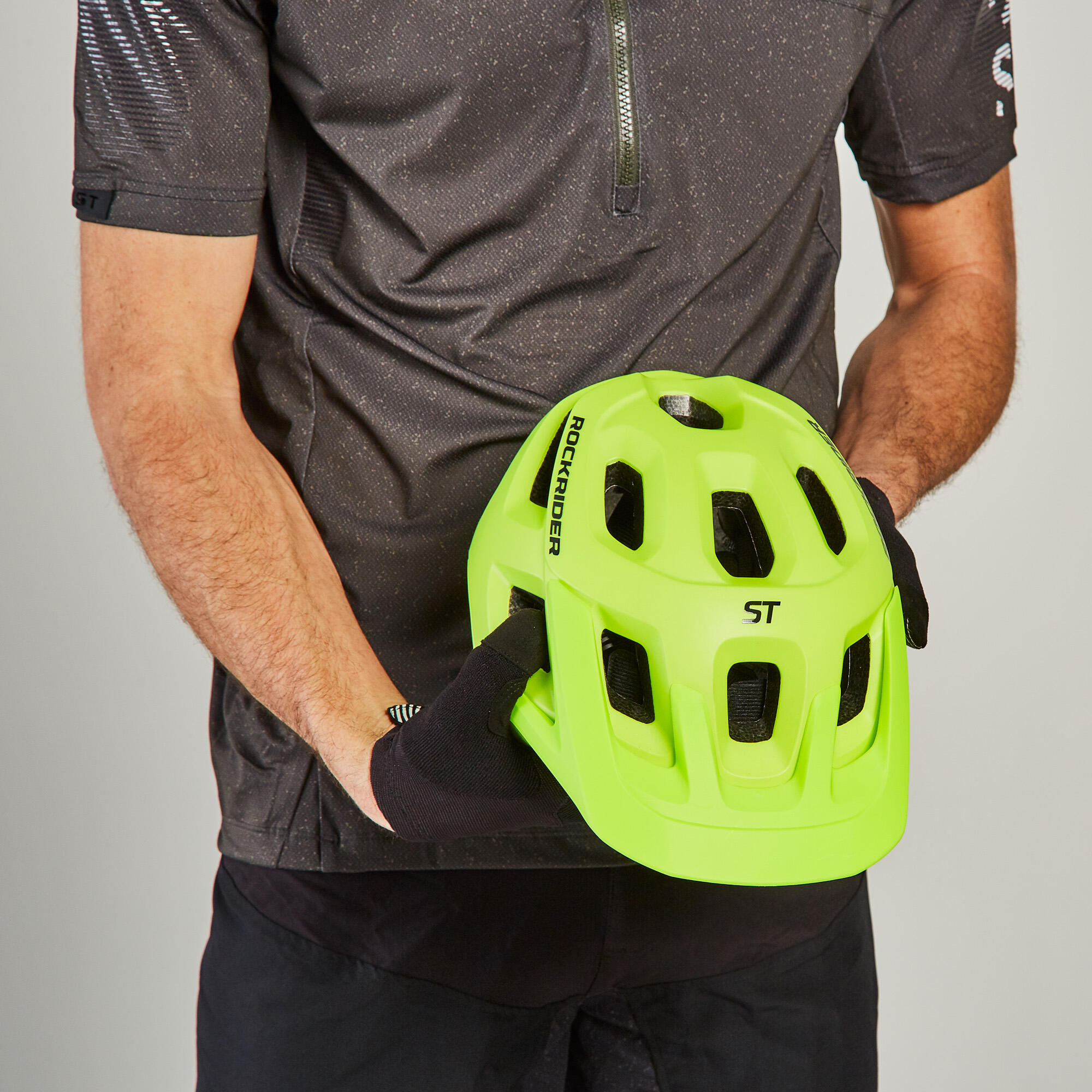 Mountain Biking Helmet EXPL 500 - Neon Yellow 9/18