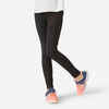 Girls' Basic Cotton Leggings - Black