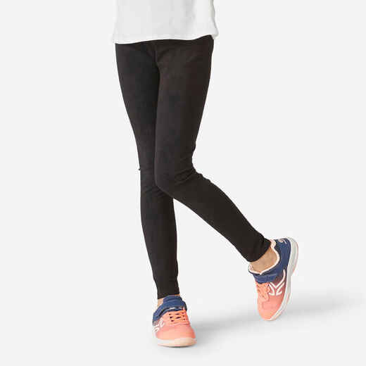 
      Legging fille coton - Basique noir
  