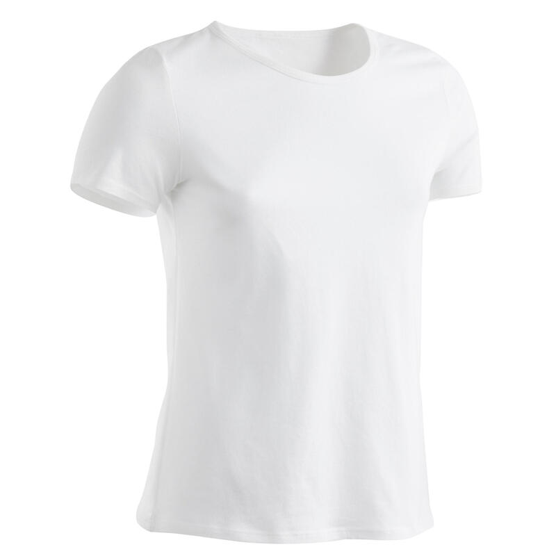 Camiseta de colegio manga larga para Niños y Bebés Domyos 100 blanco -  Decathlon