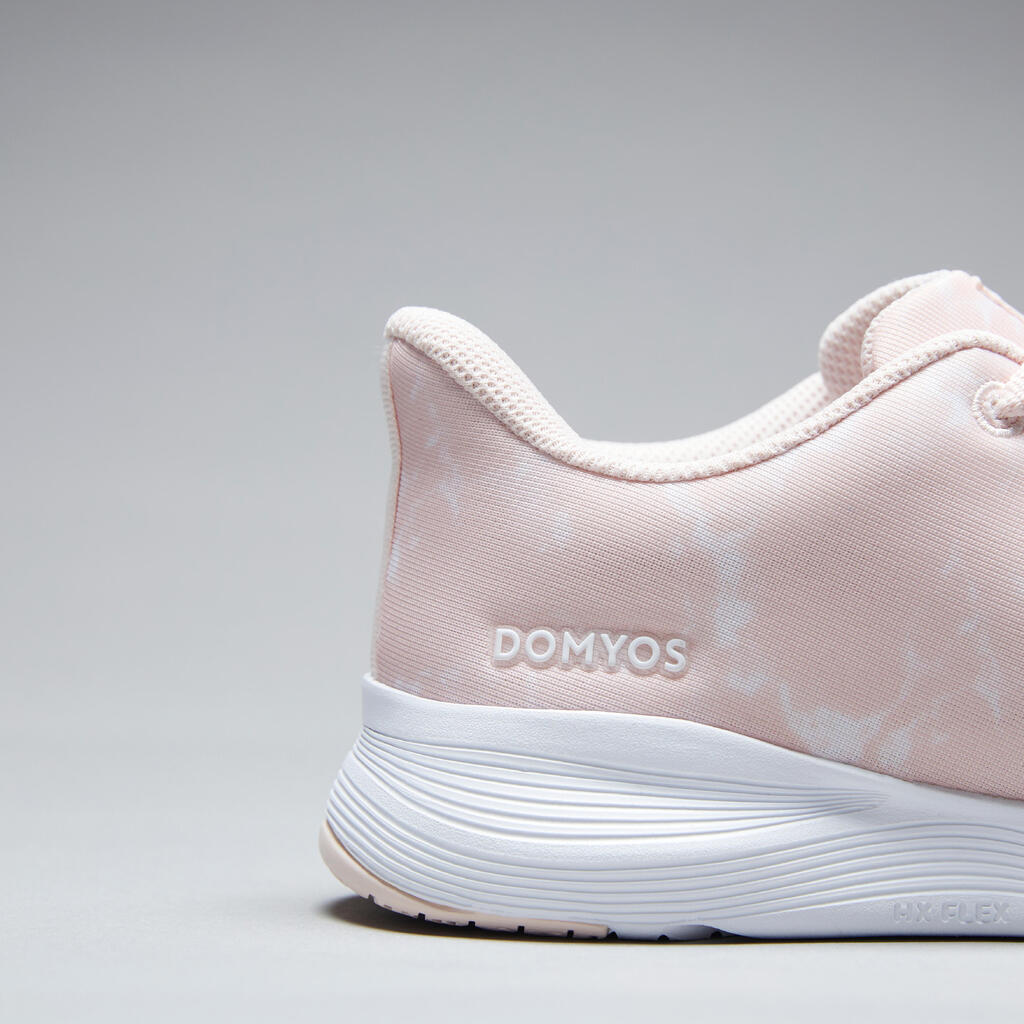 Tenis de fitness para Mujer Domyos 120 rosado pastel