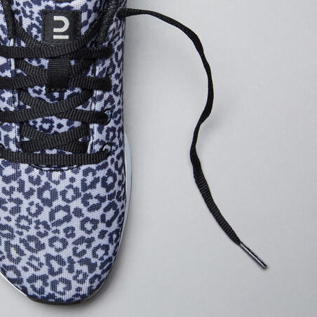 Chaussures de fitness imprimé léopard 120 Femme, révélez votre personnalité