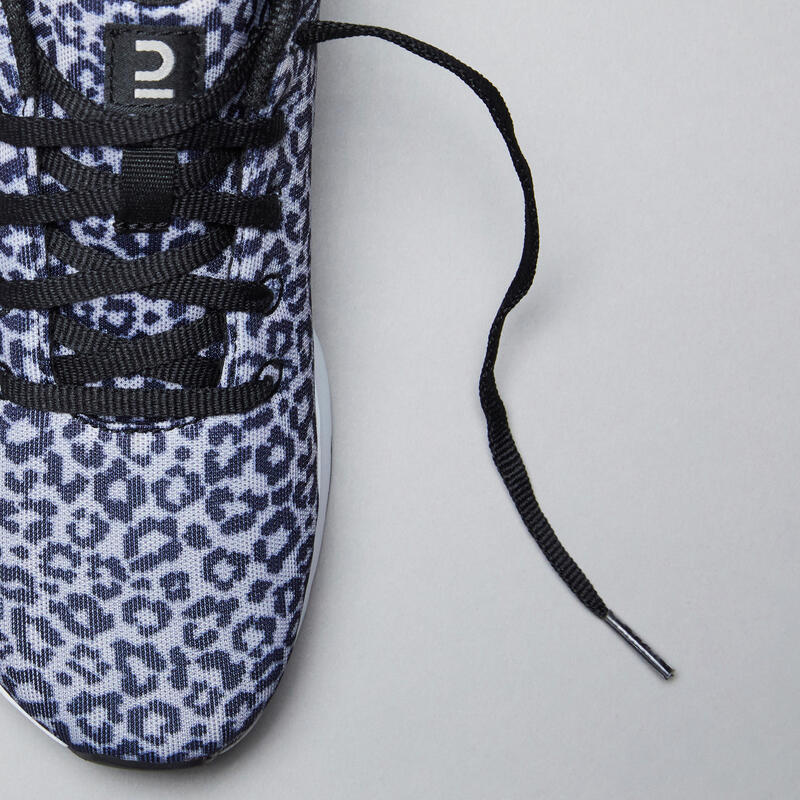 Calçado de Fitness Mulher 120 Estampado Leopardo, revela a tua personalidade
